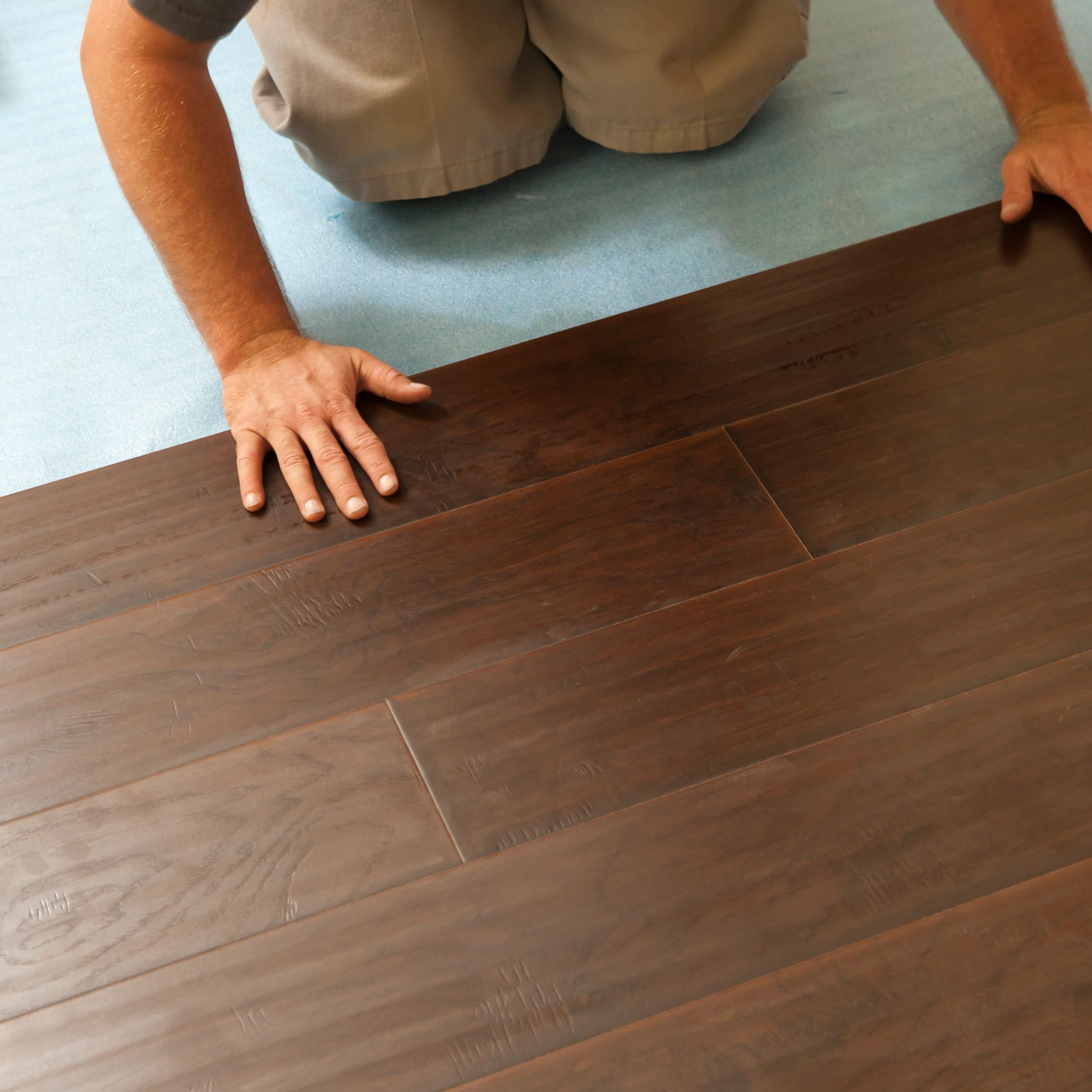 installing wood planks - bobbiejoes